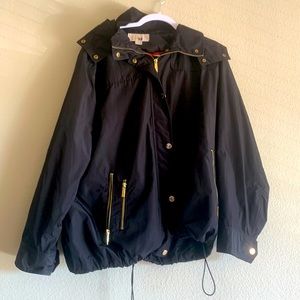 Michael Kors rain coat with detachable hood